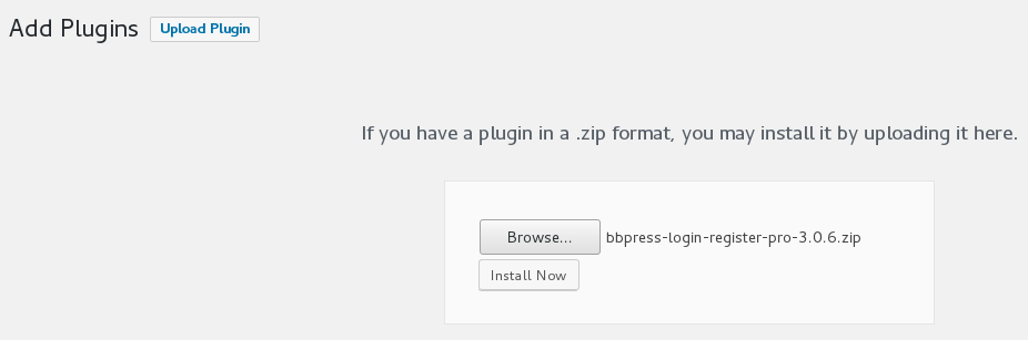 upload bbpress login register pro plugin